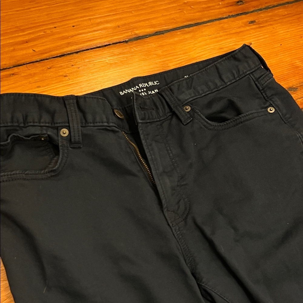 Banana Republic Men's Dark Blue Slim Jeans - Picture 4 of 5